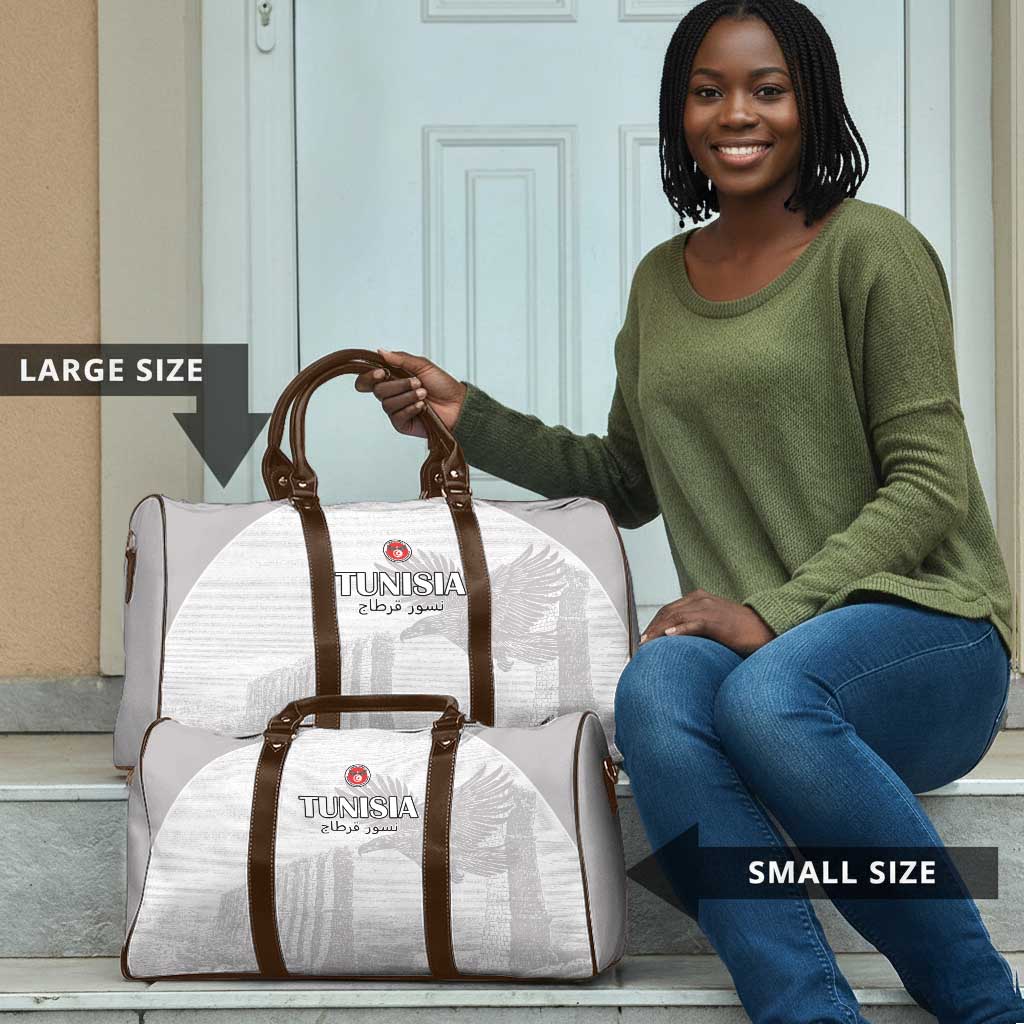 Tunisia Football Travel Bag White Eagles of Carthage