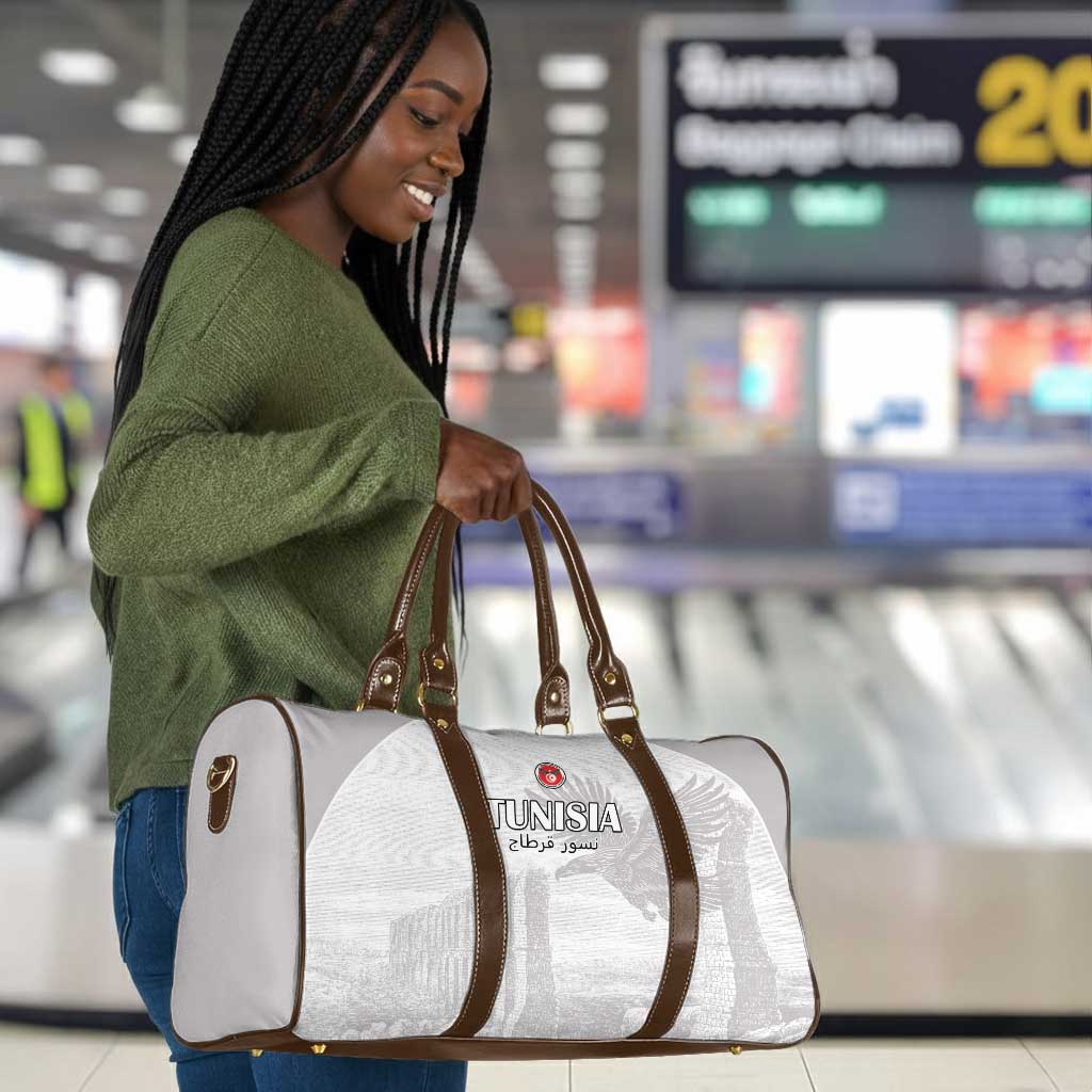 Tunisia Football Travel Bag White Eagles of Carthage