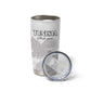 Custom Tunisia Football Tumbler Cup Eagles of Carthage Go Champion - White Color - African Pride