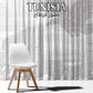 Tunisia Football Window Curtain Eagles of Carthage Go Champion - White Color - African Pride