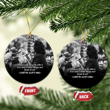 Civil Rights Leaders Peaceful Courage Ceramic Ornament Coretta Scott King - African Pride