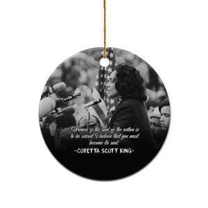 Civil Rights Leaders Peaceful Courage Ceramic Ornament Coretta Scott King - African Pride