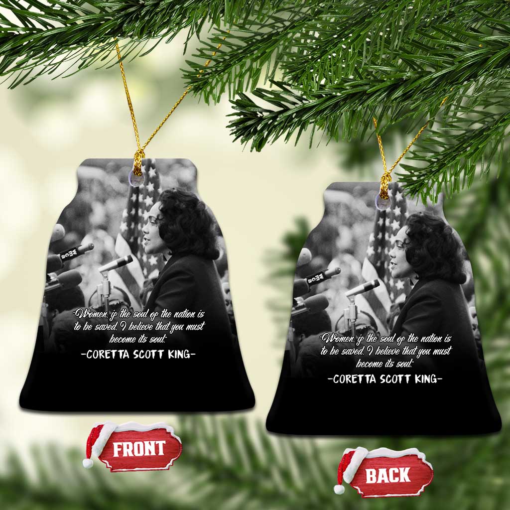 Civil Rights Leaders Peaceful Courage Ceramic Ornament Coretta Scott King - African Pride