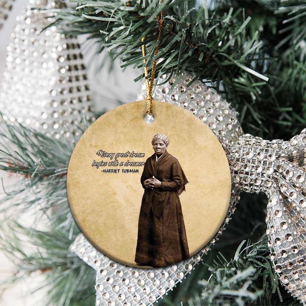 Civil Rights Leaders Blossoming Equality Ceramic Ornament Harriet Tubman - African Pride