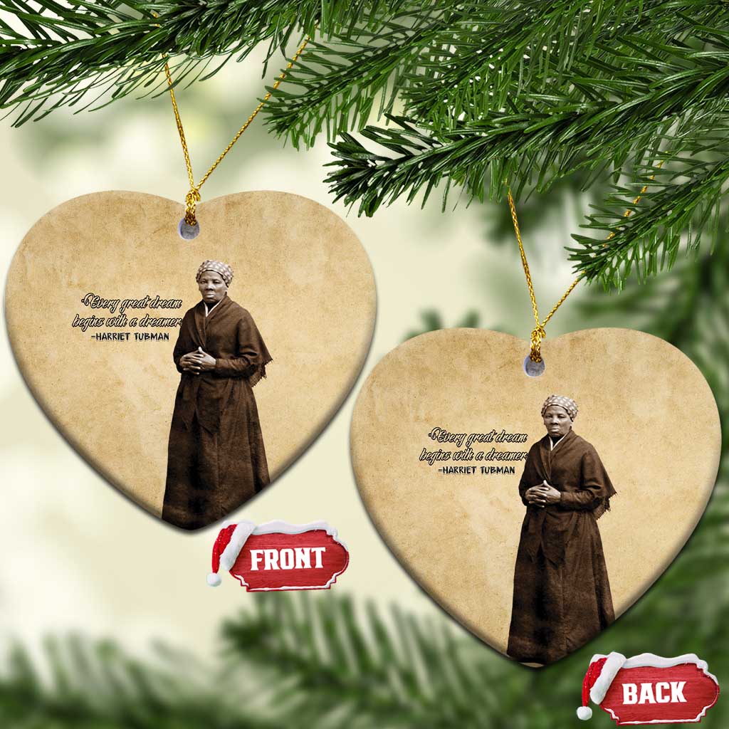Civil Rights Leaders Blossoming Equality Ceramic Ornament Harriet Tubman - African Pride