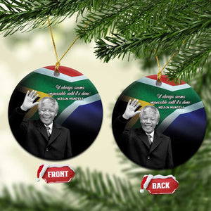 Civil Rights Leaders Unbreakable Hope Ceramic Ornament Nelson Mandela - African Pride