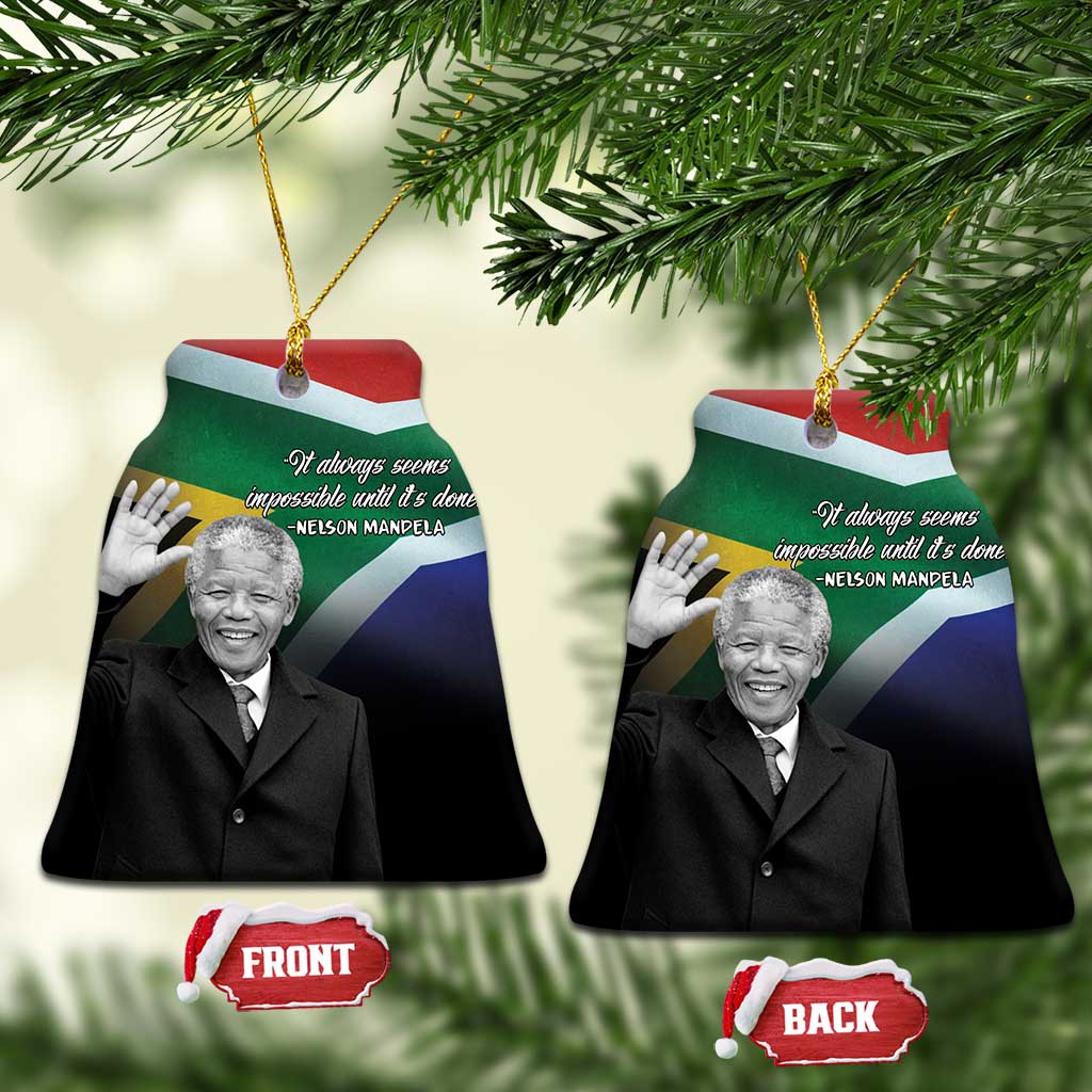 Civil Rights Leaders Unbreakable Hope Ceramic Ornament Nelson Mandela - African Pride