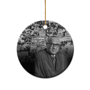Civil Rights Leaders Bridge to Equality Ceramic Ornament Thurgood Marshall - African Pride