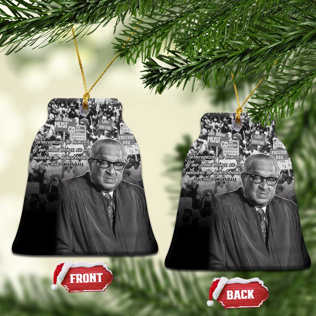 Civil Rights Leaders Bridge to Equality Ceramic Ornament Thurgood Marshall - African Pride
