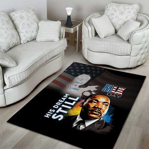 Black Americans Happy MLK Day Area Rug I Have A Dream