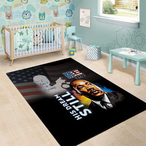 Black Americans Happy MLK Day Area Rug I Have A Dream