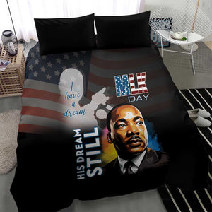 Black Americans Happy MLK Day Bedding Set I Have A Dream