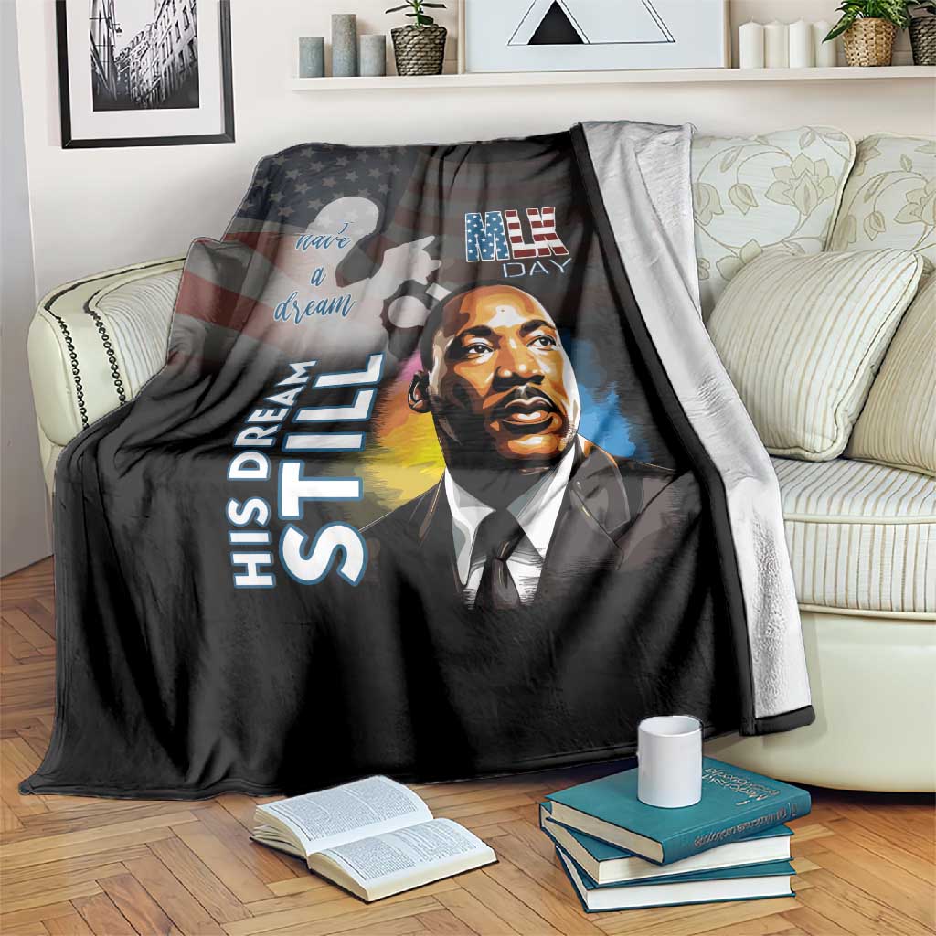 Black Americans Happy MLK Day Blanket I Have A Dream