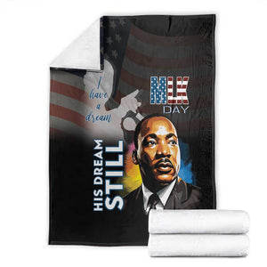 Black Americans Happy MLK Day Blanket I Have A Dream