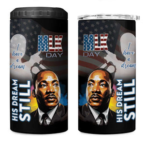 Black Americans Happy MLK Day 4 in 1 Can Cooler Tumbler I Have A Dream