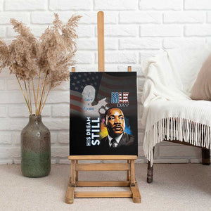 Black Americans Happy MLK Day Canvas Wall Art I Have A Dream