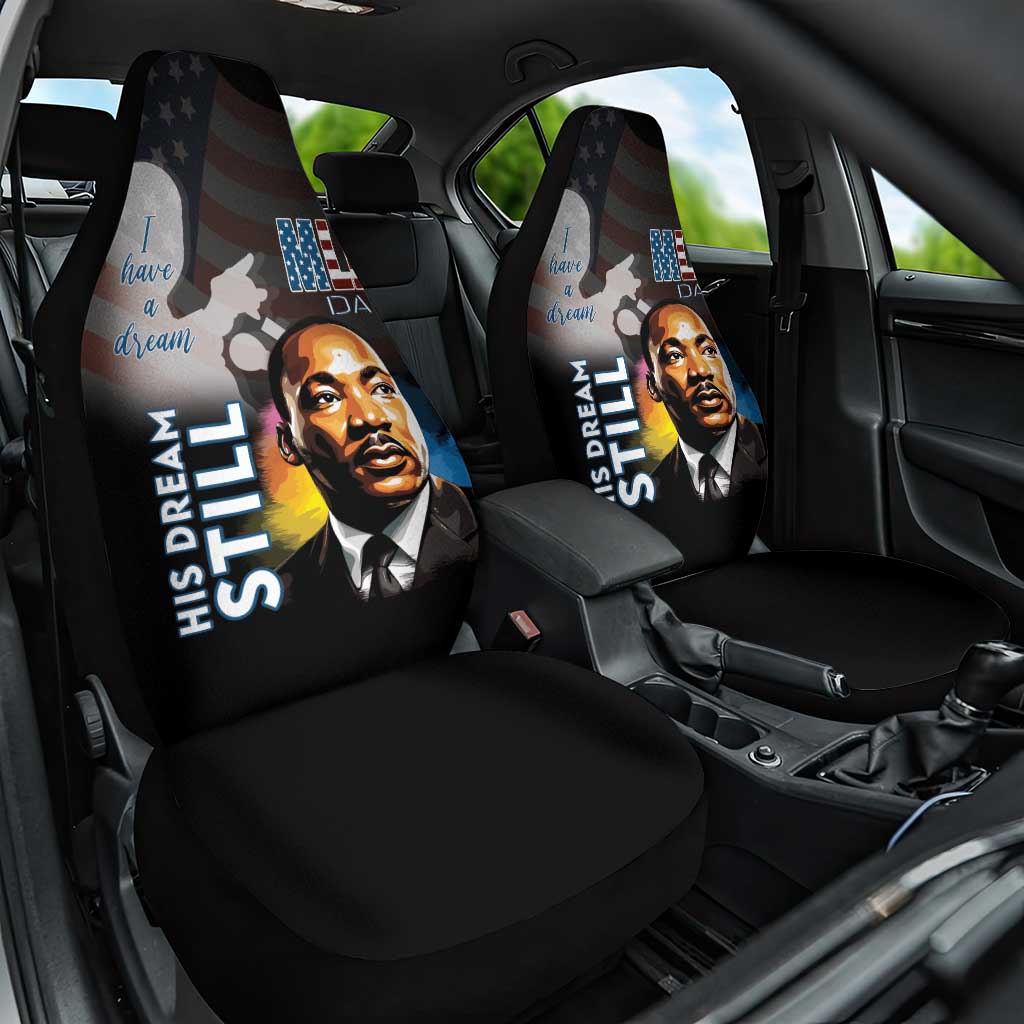 Black Americans Happy MLK Day Car Seat Cover I Have A Dream