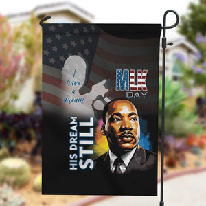 Black Americans Happy MLK Day Garden Flag I Have A Dream