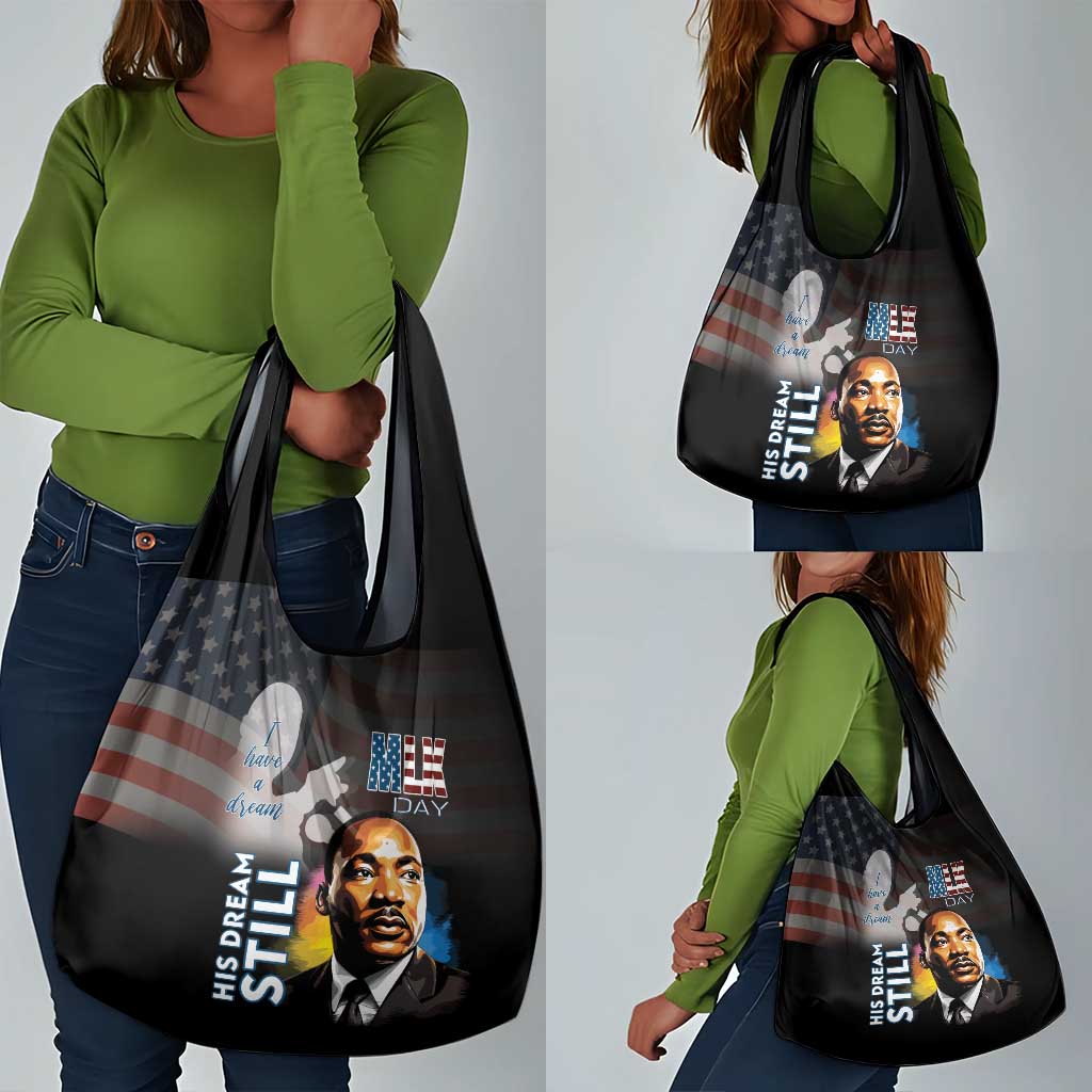Black Americans Happy MLK Day Grocery Bag I Have A Dream