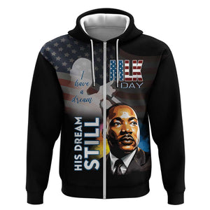 Black Americans Happy MLK Day Hoodie I Have A Dream