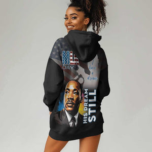 Black Americans Happy MLK Day Hoodie Dress I Have A Dream