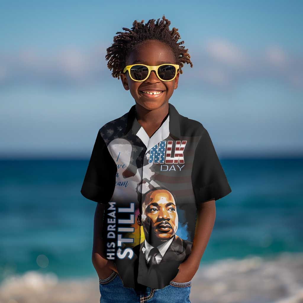 Black Americans Happy MLK Day Kid Hawaiian Shirt I Have A Dream