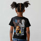 Black Americans Happy MLK Day Kid T shirt I Have A Dream