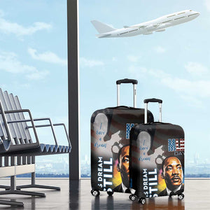 Black Americans Happy MLK Day Luggage Cover I Have A Dream