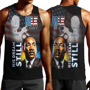 Black Americans Happy MLK Day Men Tank Top I Have A Dream