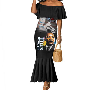 Black Americans Happy MLK Day Mermaid Dress I Have A Dream