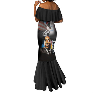 Black Americans Happy MLK Day Mermaid Dress I Have A Dream