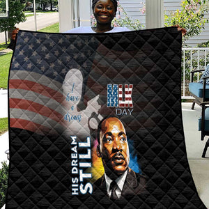 Black Americans Happy MLK Day Quilt I Have A Dream