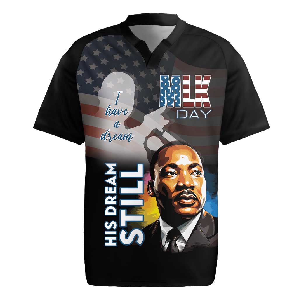 Black Americans Happy MLK Day Rugby Jersey I Have A Dream