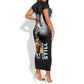 Black Americans Happy MLK Day Short Sleeve Bodycon Dress I Have A Dream LT15