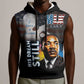 Black Americans Happy MLK Day Sleeveless Hoodie I Have A Dream - African Pride