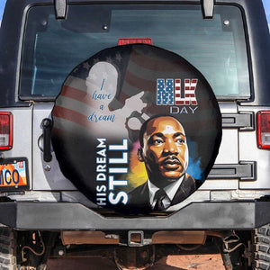 Black Americans Happy MLK Day Spare Tire Cover I Have A Dream