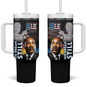 Black Americans Happy MLK Day Tumbler With Handle I Have A Dream