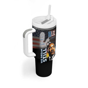 Black Americans Happy MLK Day Tumbler With Handle I Have A Dream