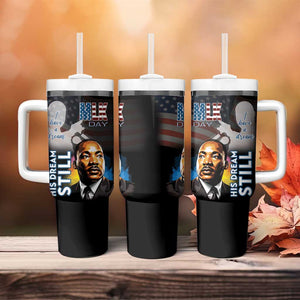 Black Americans Happy MLK Day Tumbler With Handle I Have A Dream