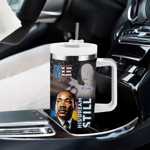 Black Americans Happy MLK Day Tumbler With Handle I Have A Dream