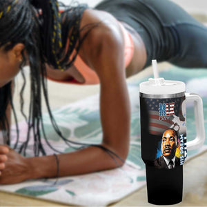 Black Americans Happy MLK Day Tumbler With Handle I Have A Dream