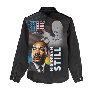 Black Americans Happy MLK Day Women Casual Shirt I Have A Dream