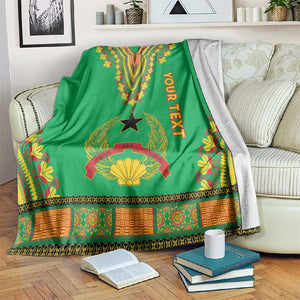 Personalised Afro Guinea Bissau Blanket Dashiki With Coat Of Arms