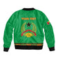 Personalised Afro Guinea Bissau Bomber Jacket Dashiki With Coat Of Arms