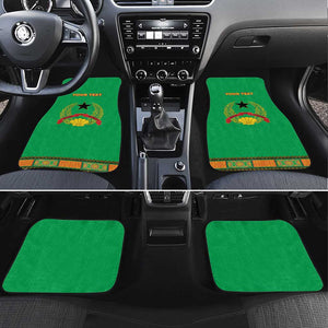 Personalised Afro Guinea Bissau Car Mats Dashiki With Coat Of Arms