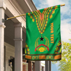 Personalised Afro Guinea Bissau Garden Flag Dashiki With Coat Of Arms