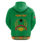 Personalised Afro Guinea Bissau Hoodie Dashiki With Coat Of Arms