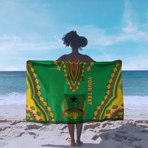 Personalised Afro Guinea Bissau Sarong Dashiki With Coat Of Arms