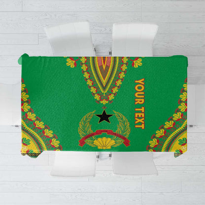 Personalised Afro Guinea Bissau Tablecloth Dashiki With Coat Of Arms