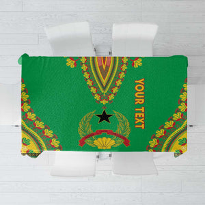 Personalised Afro Guinea Bissau Tablecloth Dashiki With Coat Of Arms